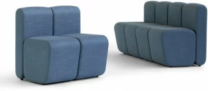 Blå Station Модульная скамья из ткани Bob