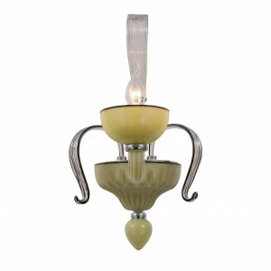 Бра ST Luce Smooth SL758.091.01 ST LUCE ОРИГИНАЛЬНЫЕ, СВЕЧА, ФЛОРИСТИКА 079101 Желтый;хром