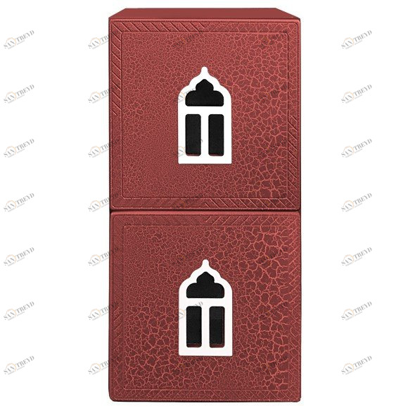 Полка детская вертикальная "Венеция" МАНДАРИН ВЕНЕЦИЯ 178671 Красный Santreyd