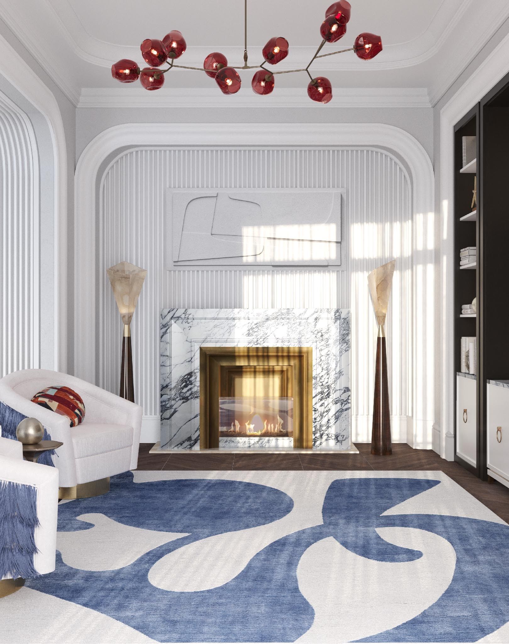 Прямоугольный ковер ручной работы Tapis Rouge Ambiance ARCH-00063785 - Вид №1