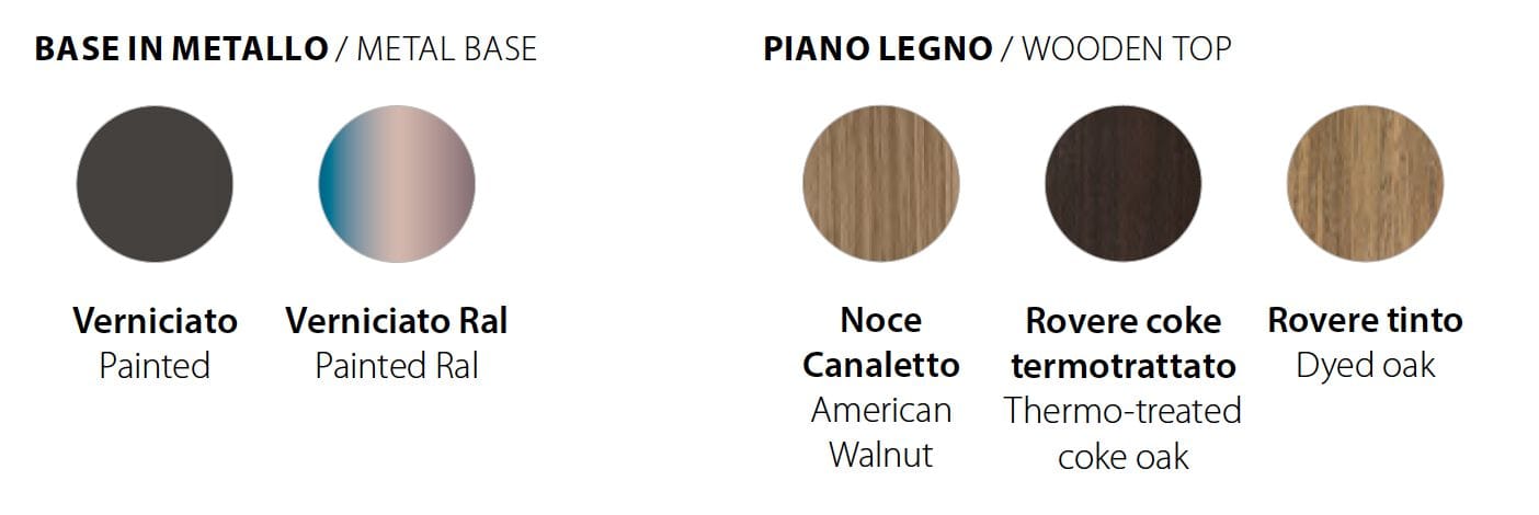 Фиксированный и выдвижной стол с деревянной столешницей RIFLESSI ARCH-00118951 - Вид №3