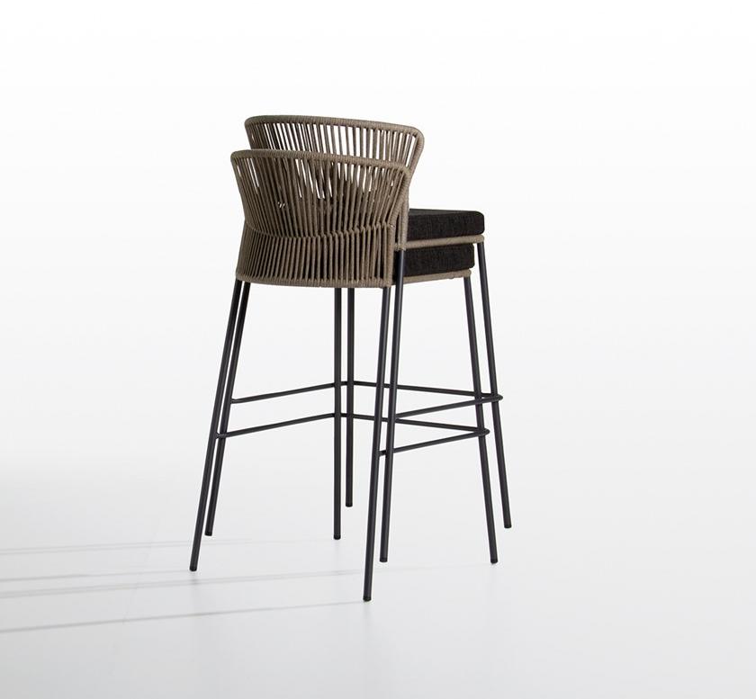 Potocco Веревочный садовый табурет Ola 923/a, 923/s - Вид №3