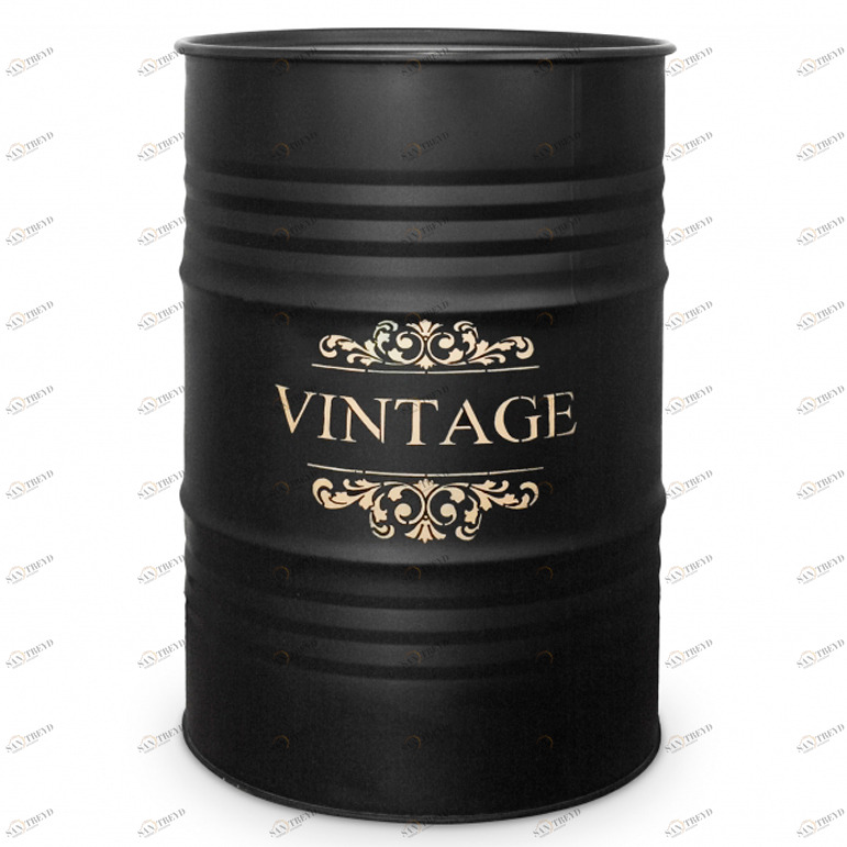 Бочка металлическая декоративная Vintage XL STARBARREL  014773 Черный 