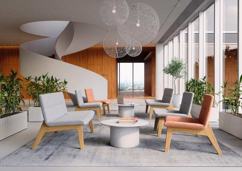 LD Seating Кресло из ткани Oslo lounge K-1 - Вид №4