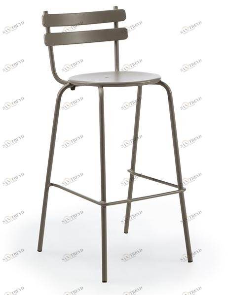 Vermobil Барный стул из металла со спинкой Grace Gr150