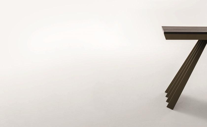 Tonin Casa Консоль / стол из меламина на металлической основе Ventaglio T6509  - Вид №1