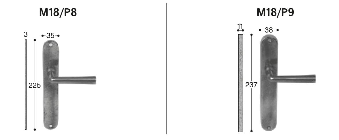 Латунная ручка на пластине GIARA ART DESIGN-BRONZE конус ARCH-00033208 - Вид №2