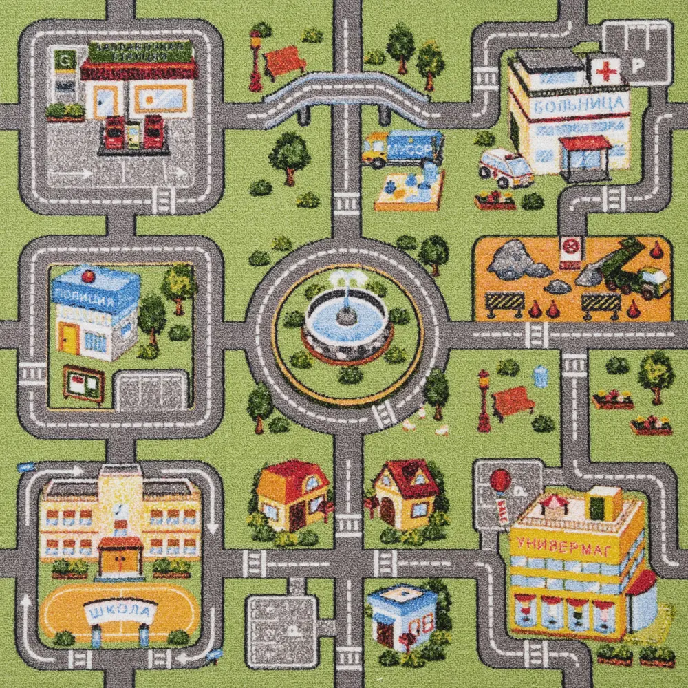 Ковровое покрытие «Городок», 4 м, цвет разноцветный ВИТЕБСКИЕ КОВРЫ STLM-2162221