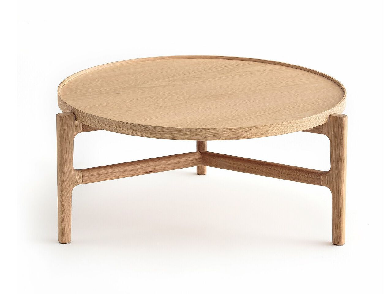 МДФ круглый низкий журнальный столик AMPM ALYASA ARCH-00109050