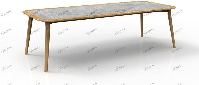 Talenti Прямоугольный садовый стол из hpl Moon teak Montektp200 / 260