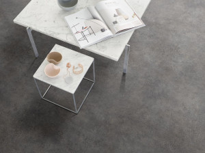 Противоскользящий виниловый пол с эффектом цемента