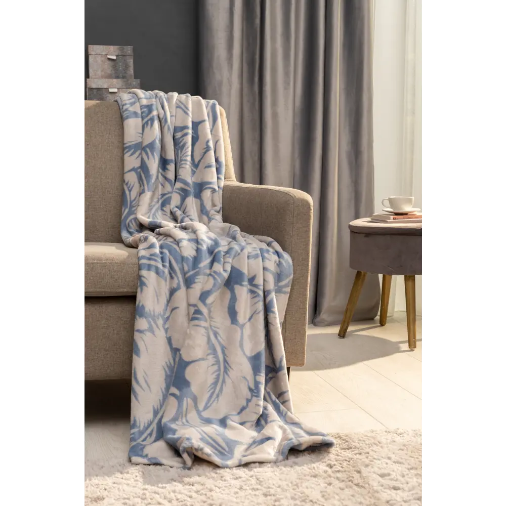 Плед Ardenza Inula 150x200 см фланель цвет голубой 84253134 STLM-2190954 - Вид №3