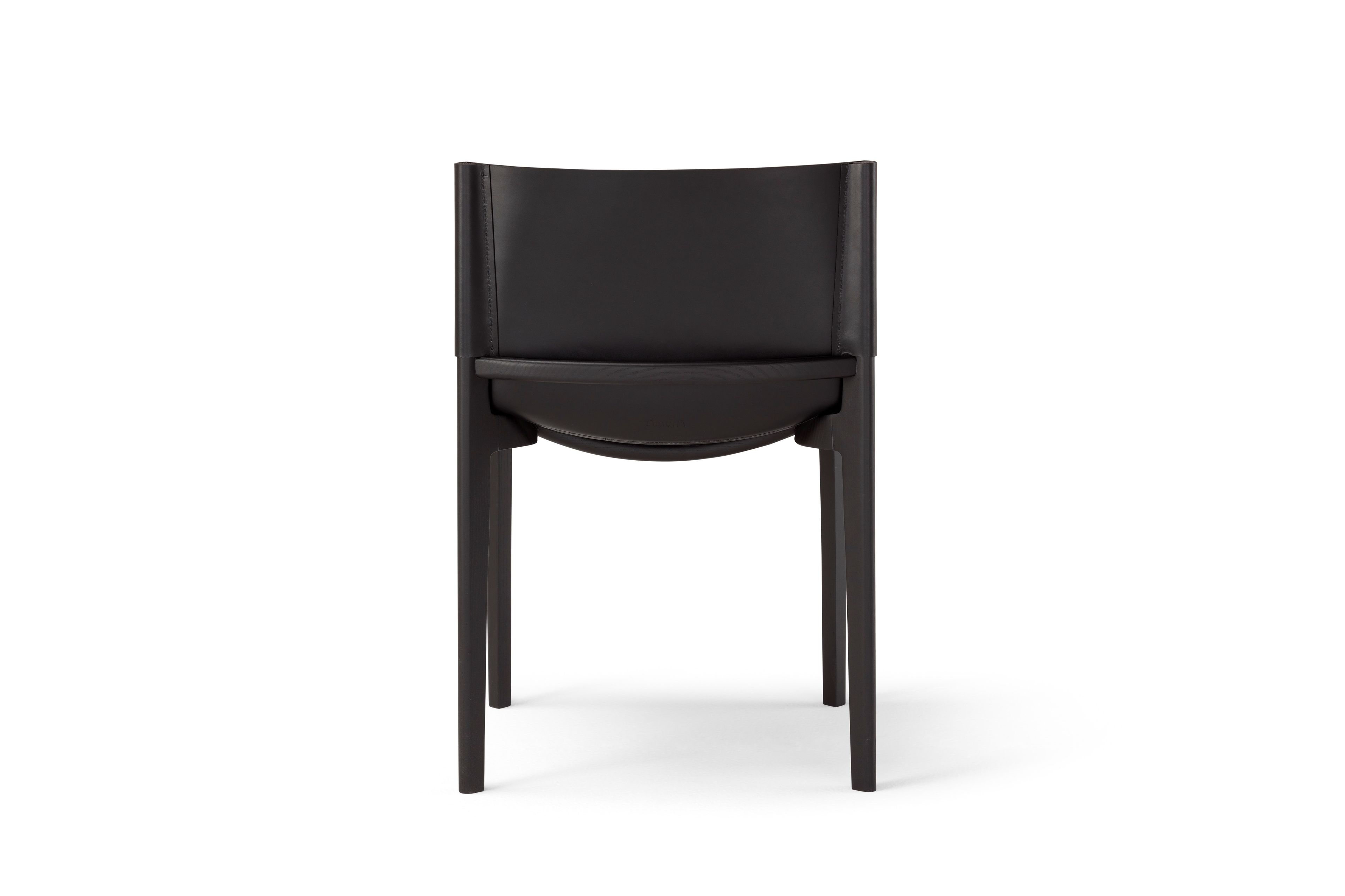 Стул из кожи и дерева Amura Stilt ARCH-00067343 - Вид №9