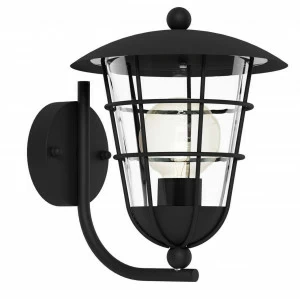 Уличный настенный светильник черный Eglo Pulfero 94834 EGLO ПОД СТАРИНУ, ФОНАРЬ 00-3897403 Черный