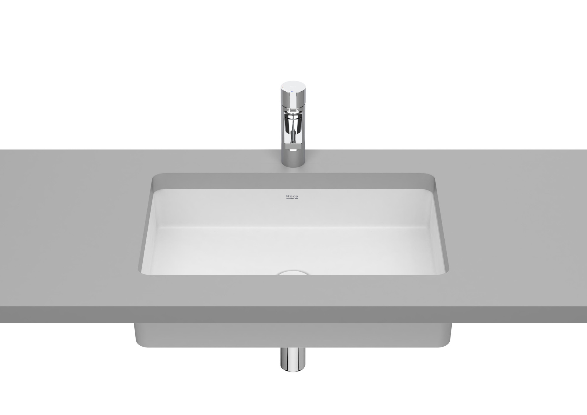 A327535620 Умывальник FINECERAMIC® под столешницу ROCA Inspira 