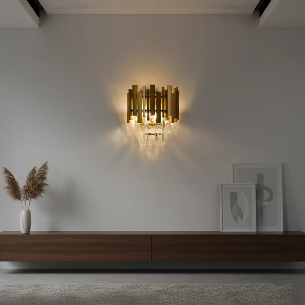 Светильник бра настенный Estares Frida цвет золото STLM-2122312 - Вид №4