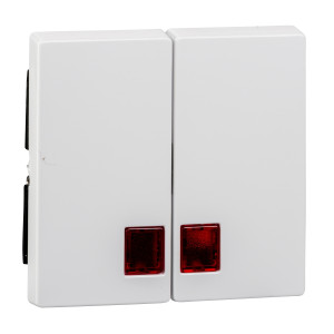MTN3456-0325 Клавиша двойная , активно-белый Schneider Electric Merten System M