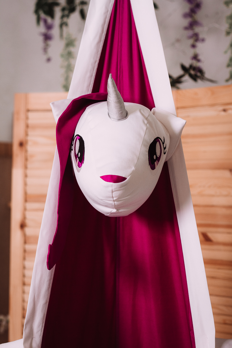 Подвесное кресло-кокон "Единорог" ПОКАЧАЙКА  326707 Розовый Santreyd  - Вид №1