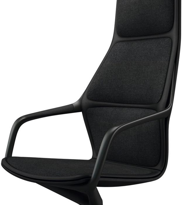 Brunner Поворотное кожаное кресло с подлокотниками Ray 9262/a - Вид №1