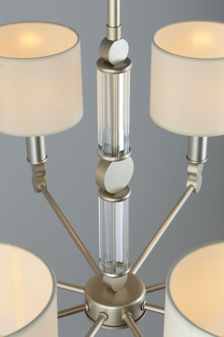 Подвесная люстра Omnilux Scario OML-64513-08 белая OMNILUX ДИЗАЙНЕРСКИЕ, SCARIO 279949 Белый  - Вид №2