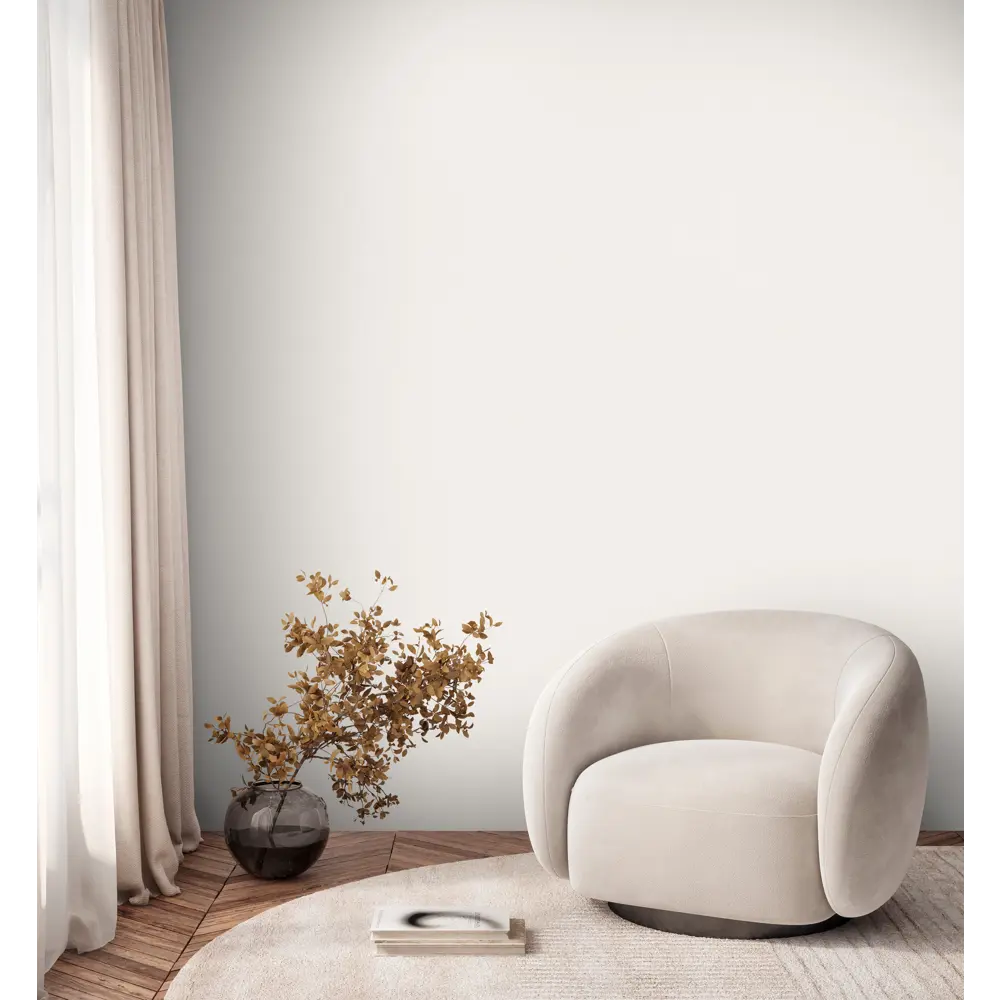 WALLSECRET Decorium: Флизелиновые обои молочного оттенка для стильного интерьера 89366704 STLM-0811633 - Вид №4