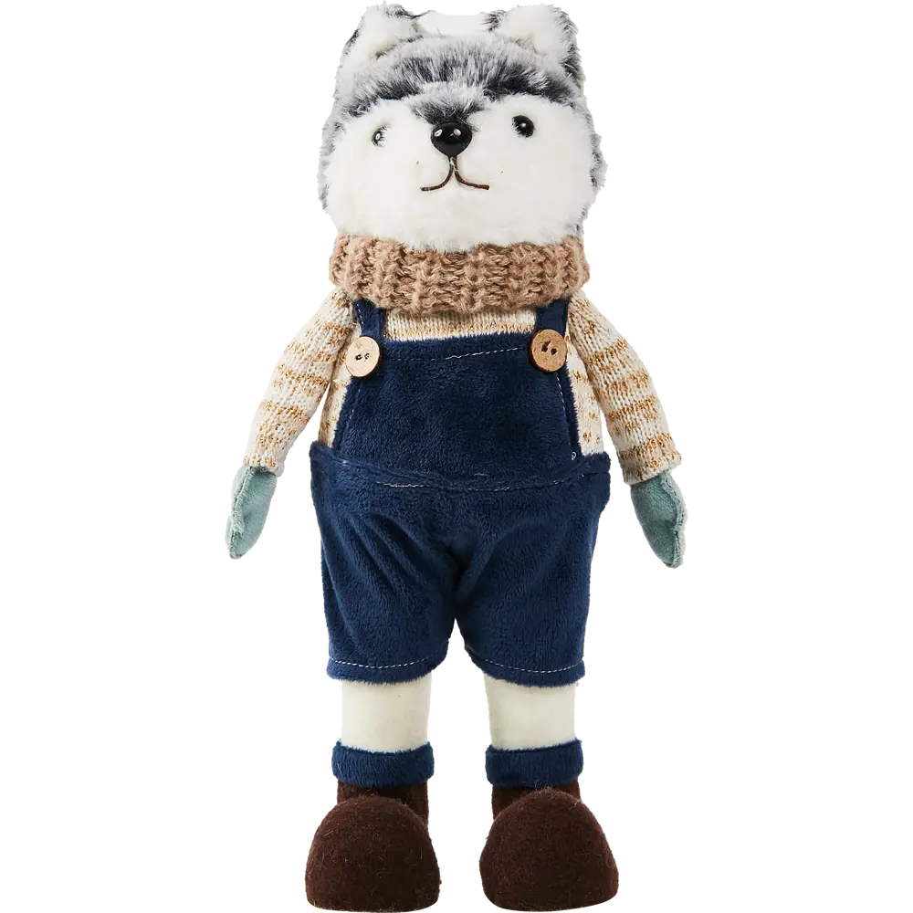 87033256 Декоративное украшение Волк 50 см цвет синий STLM-0955420 Santreyd  - Вид №2