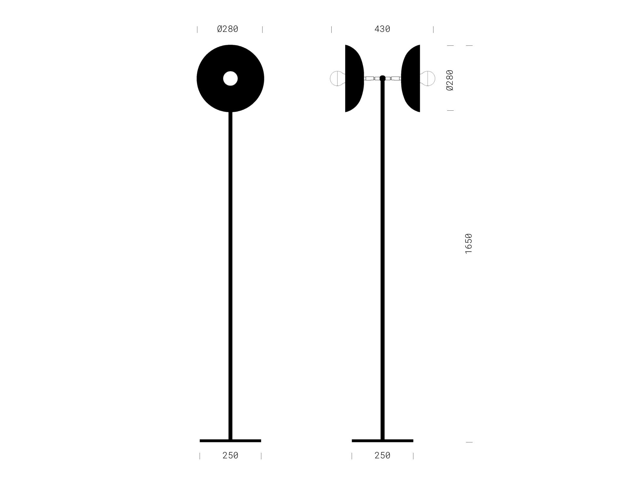 Dimmable напольный светильник Сид Renzo Serafini Солнце ARCH-00102296 - Вид №4