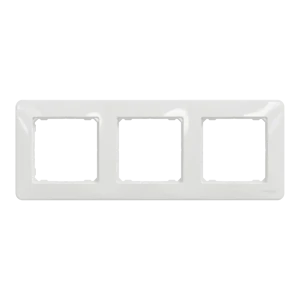 Рамка для розеток и выключателей Systeme Electric Sedna Design 3 поста, цвет белый 84828248 STLM-2158707