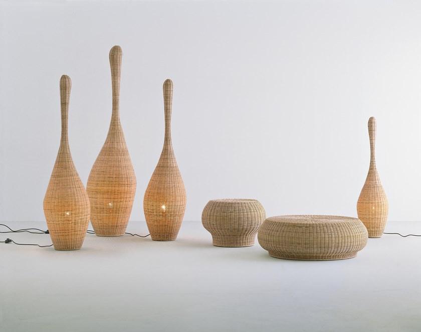 Gervasoni Торшер из ротанга Bell + bolla + corallo sun-id-1507776 - Вид №1