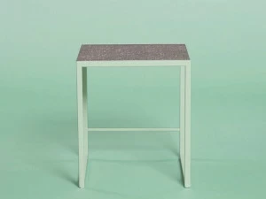 Giacopini Низкий металлический табурет с подставкой для ног Jean