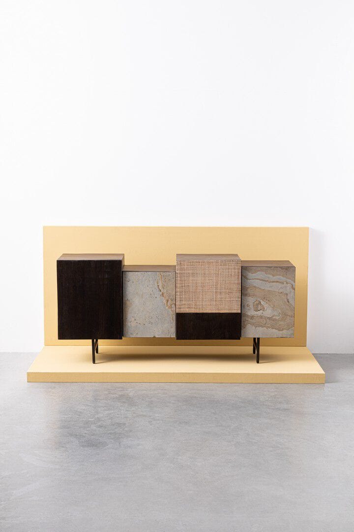 Манго и мраморный шкаф с распашными дверями BIZZOTTO Kibik ARCH-00153364 - Вид №4