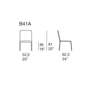 Штабелируемый садовый стул из полиэстера Paola Lenti MIRA ARCH-00045490 - Вид №5