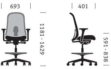 Herman Miller Эргономичный поворотный офисный стул на колесиках Lino sun-id-1455766 - Вид №7