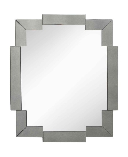 Зеркало настенное в серой раме Alto PUSHA ДИЗАЙНЕРСКИЕ 062598 Серый  - Вид №1