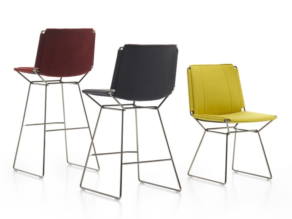 Тканевый съемный табурет с подставкой для ног MDF Italia NEIL TEXTILE ARCH-00044156 - Вид №2