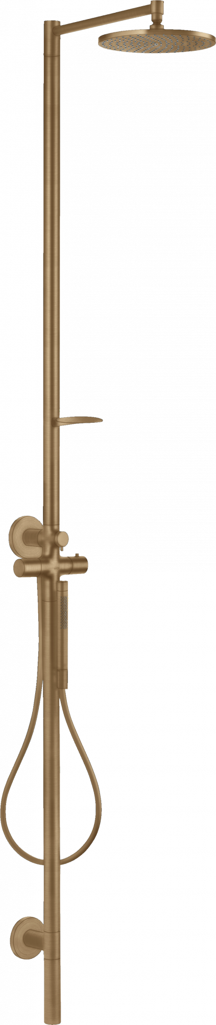 10912140 Душевая стойка с термостатом и верхним душем 240 1jet AXOR STARCK