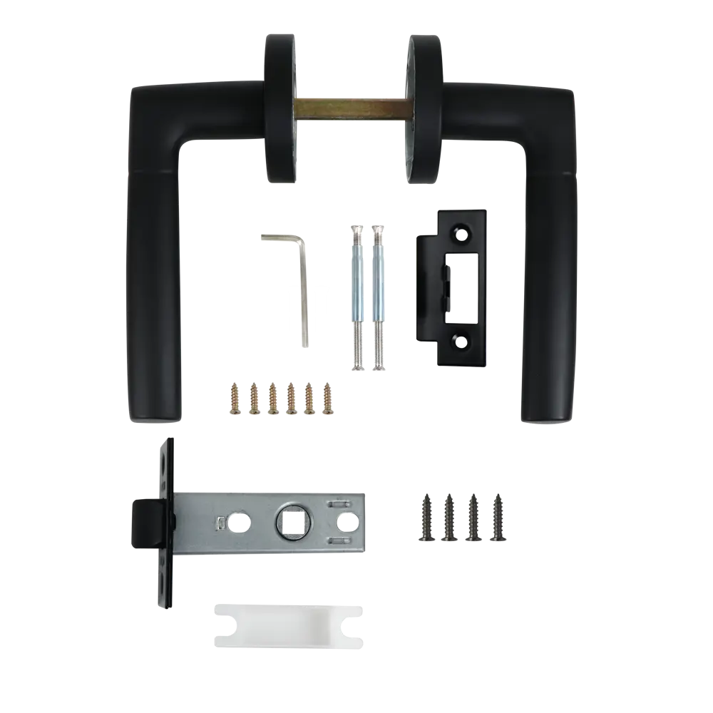 Дверные ручки Edson на розетке — элегантное решение для межкомнатных дверей 85167456 STLM-0899934 - Вид №1