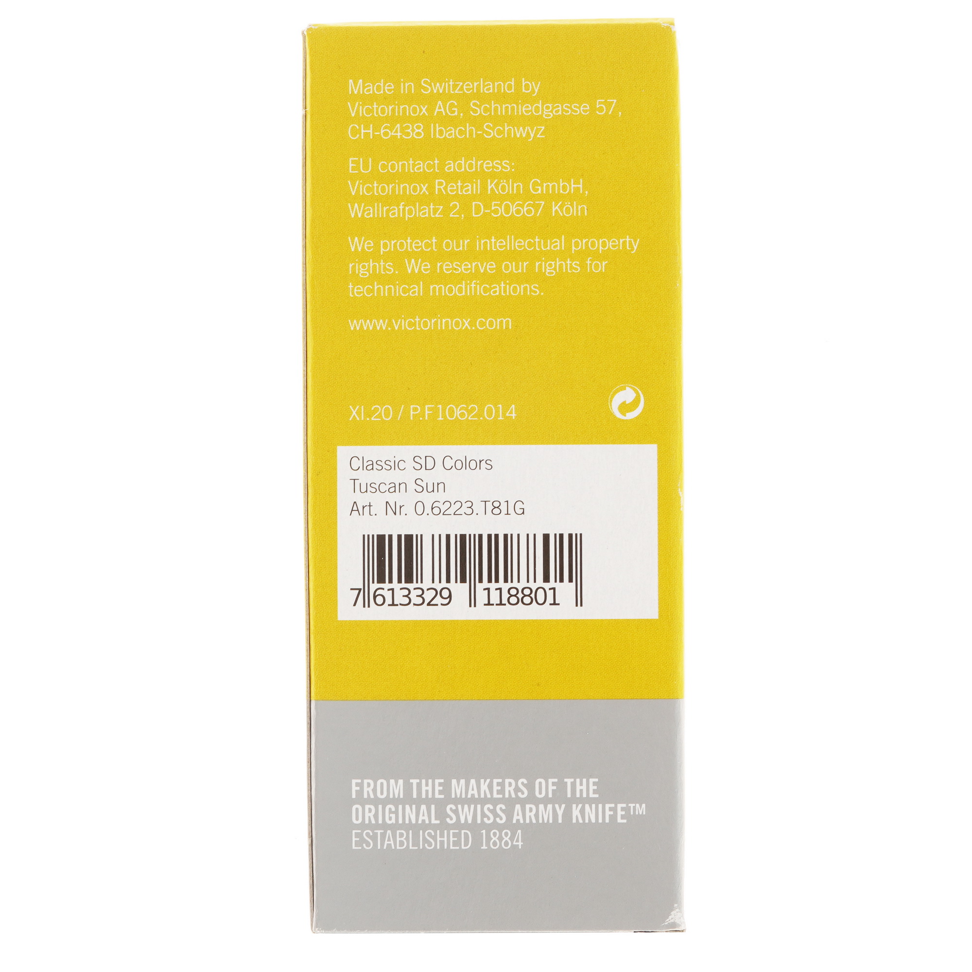 Швейцарский нож Victorinox Classic SD Colors Tuscan Sun 9011950 STDN-0029886 - Вид №7