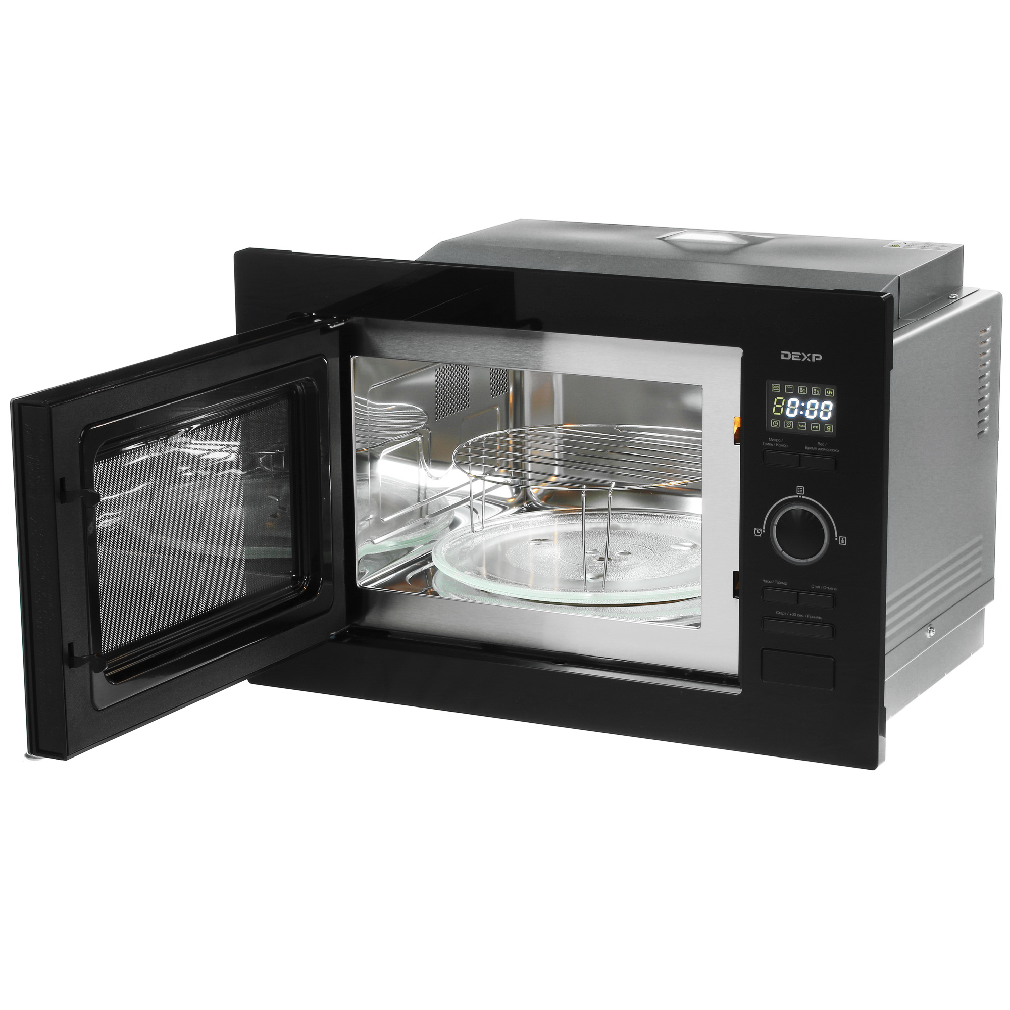 4862743 Встраиваемая микроволновая печь DEXP BLD25BB черный STDN-0066284 - Вид №4
