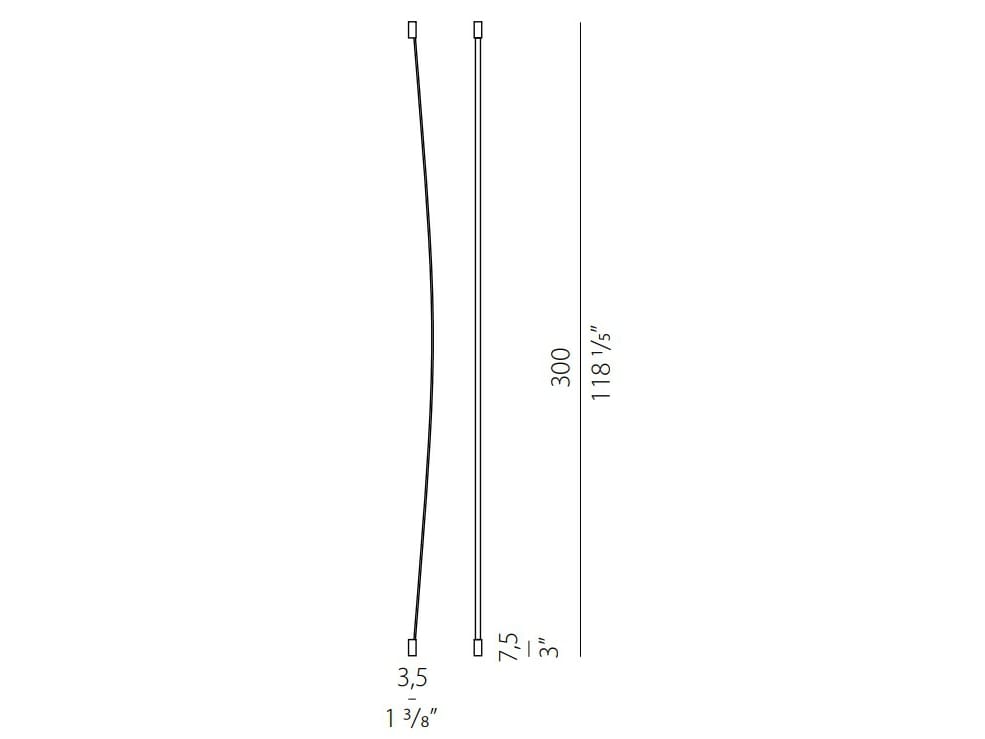 Поликарбонатный линейный профиль освещения для светодиодных модулей Panzeri BOW ARCH-00080535 - Вид №7