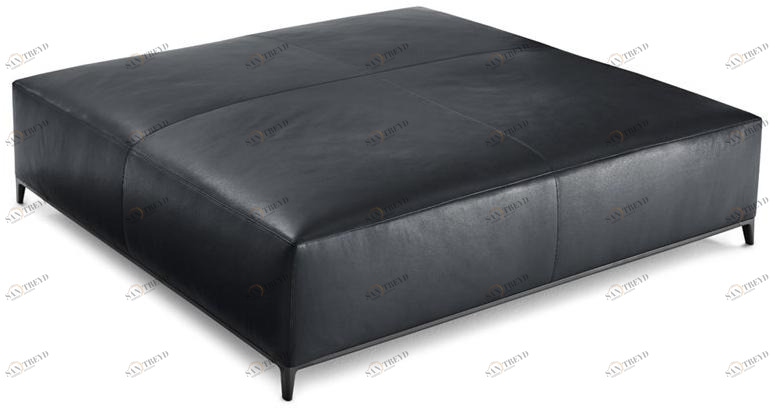 B&B Italia Квадратный кожаный пуф Michel sun-id-1475950