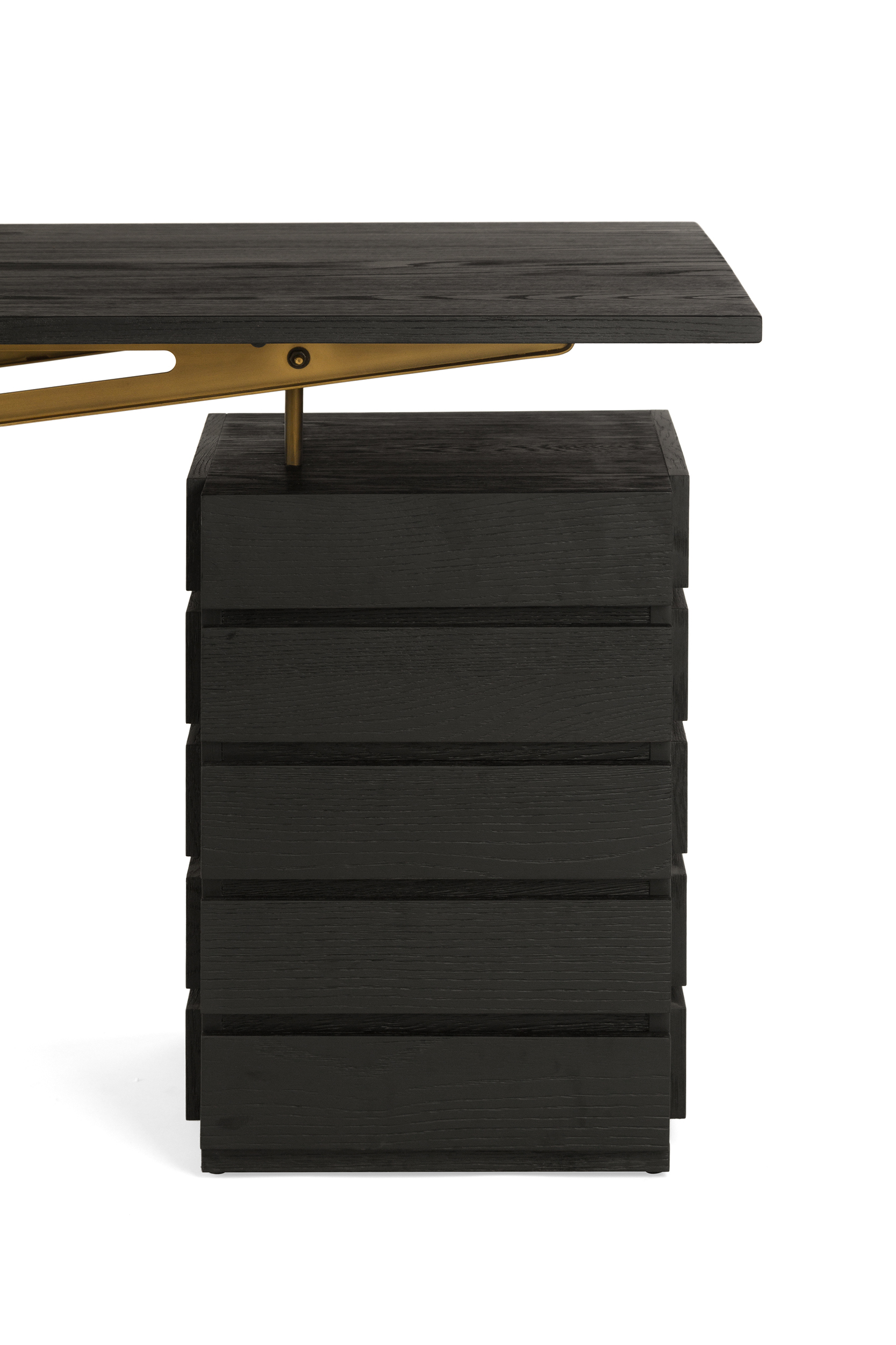 2000983150998 Рабочий стол Bullard Black LA FORMA Amsterdam - Вид №3