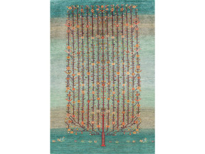 Прямоугольный шерстяной ковер