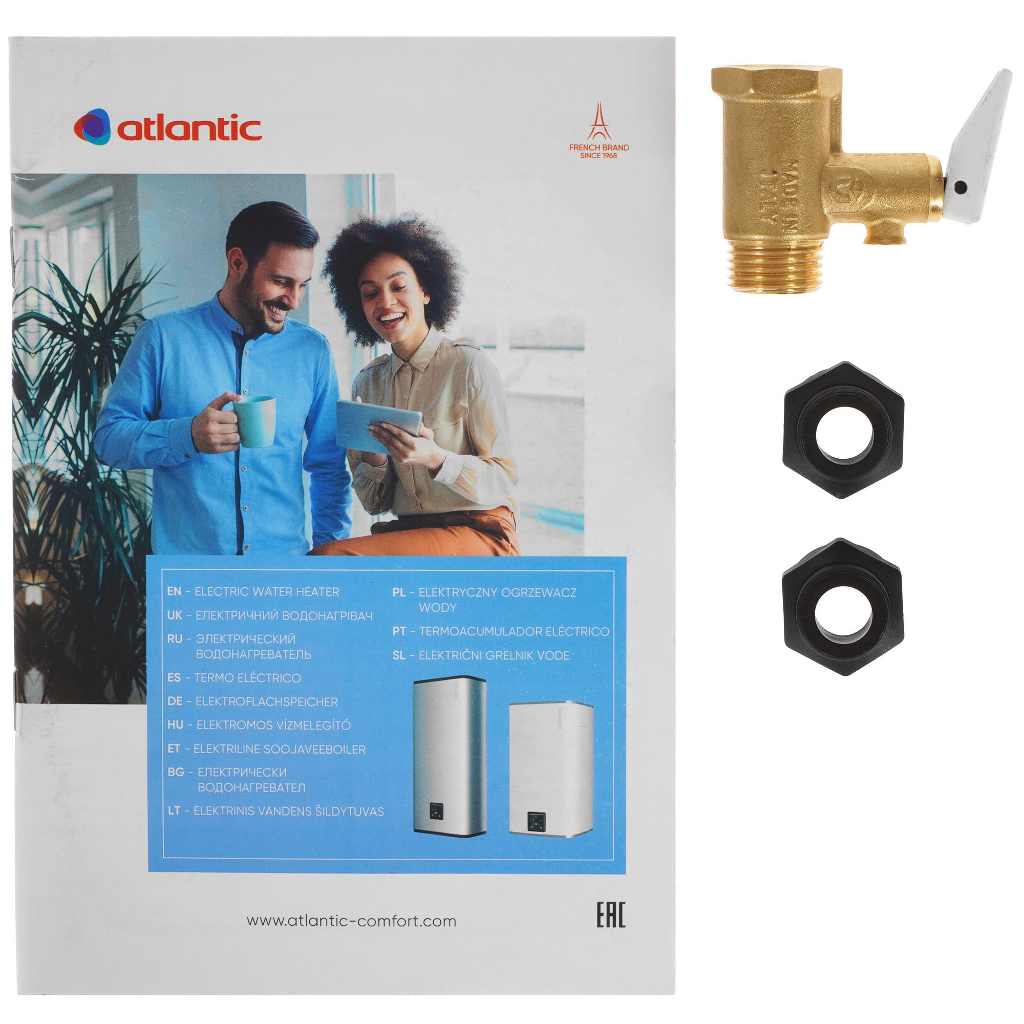 5357867 Водонагреватель электрический Atlantic Vertigo Steatite Wi-Fi 30 STDN-0106498 - Вид №8