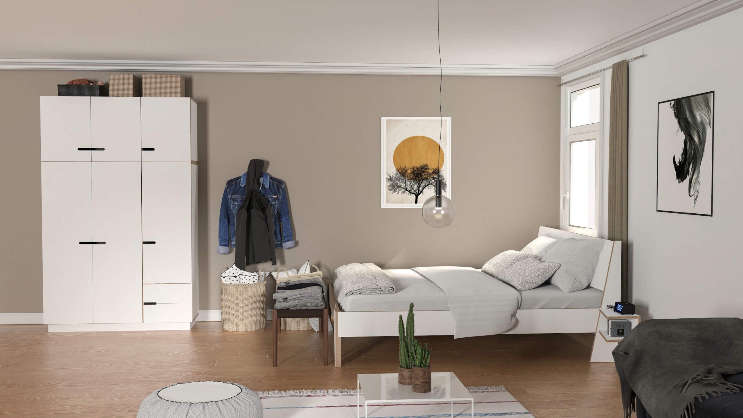 Фанерный шкаф с комодом Radis Да ARCH-00006693 - Вид №5