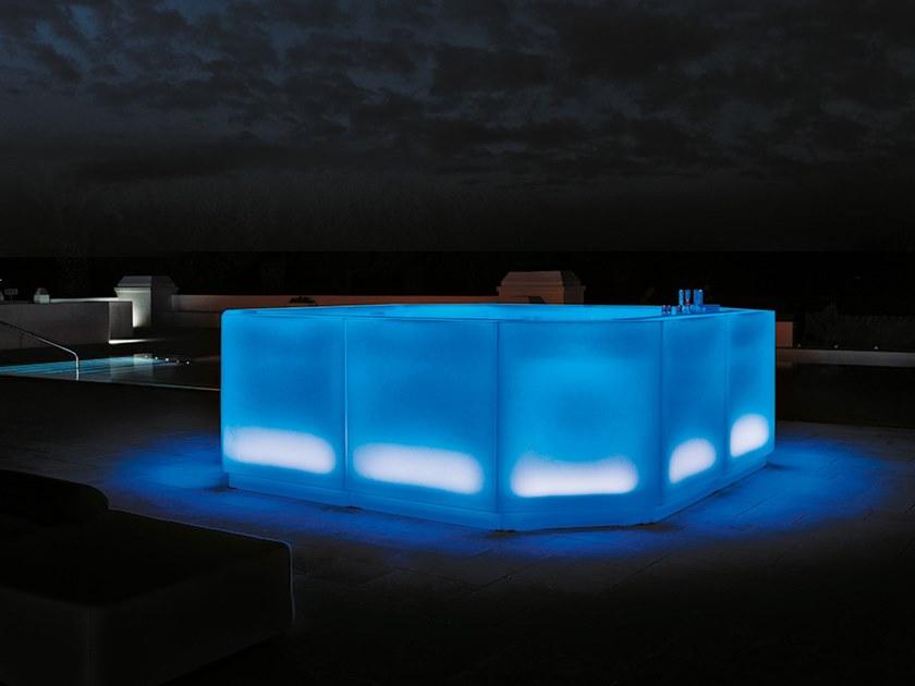 Myyour Барная стойка с подсветкой из Poleasy® для улицы Nova sun-id-1356567 - Вид №3