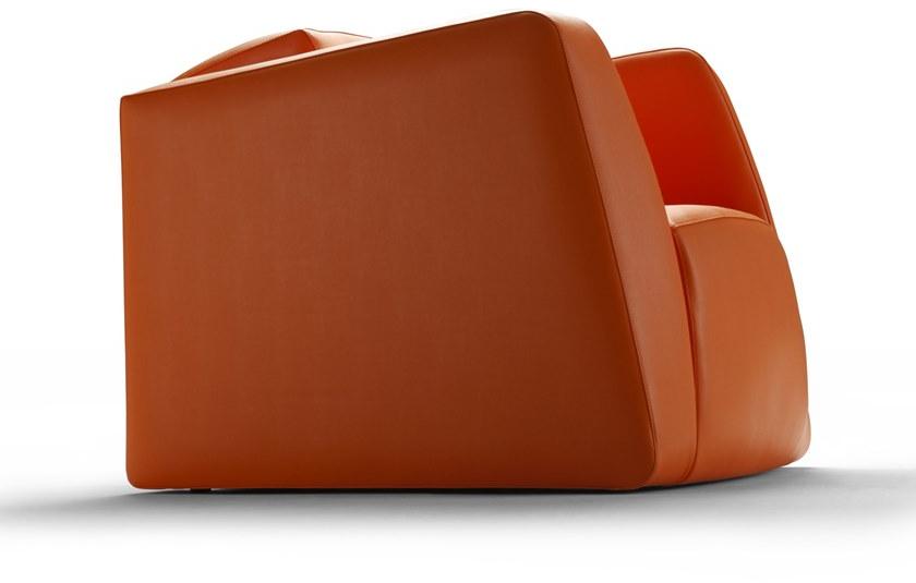 CREARTE COLLECTIONS Кожаное кресло с подлокотниками Lab 6 - totema 52 - Вид №1