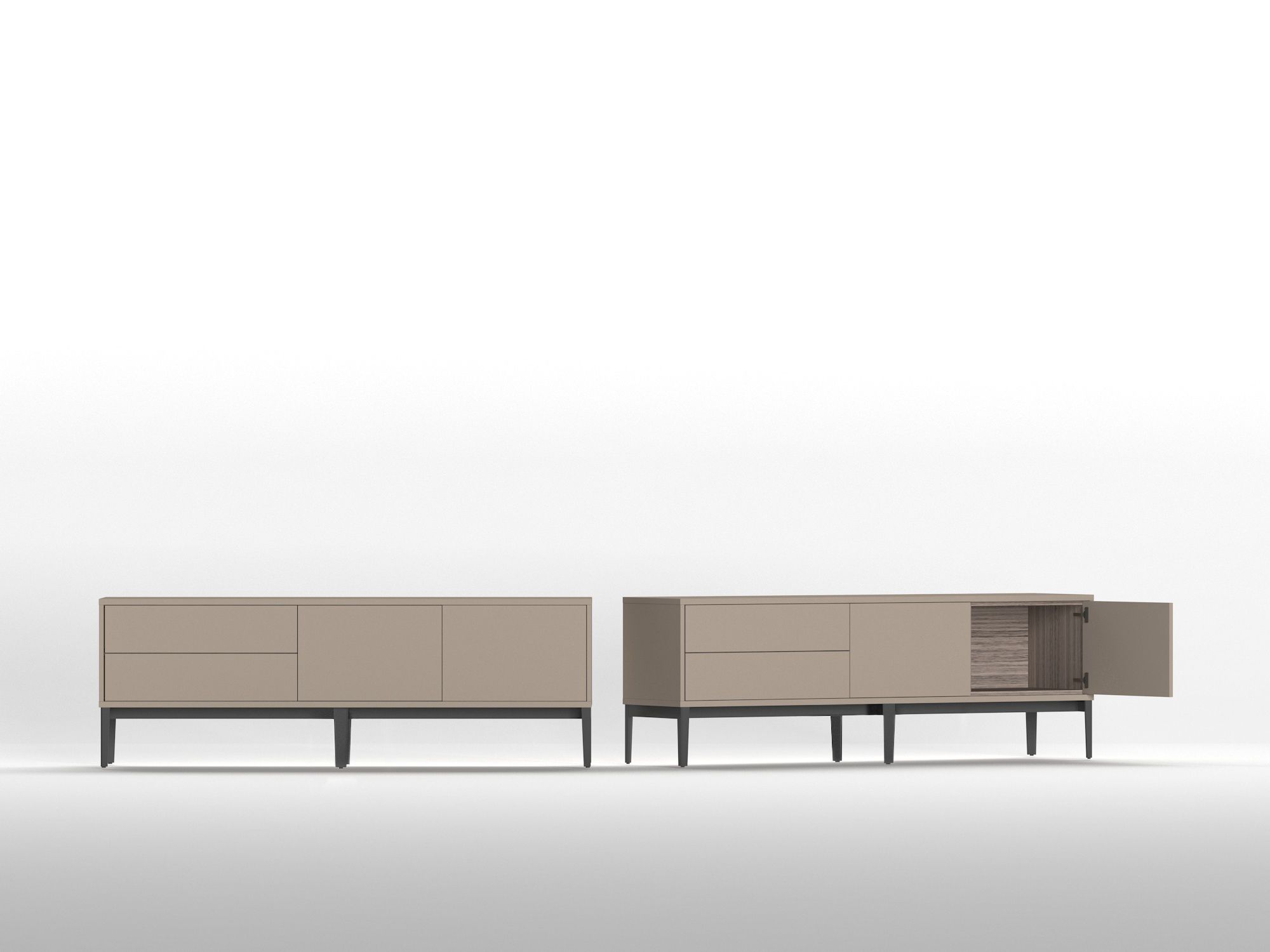 Деревянный шкаф с распашными дверями CAMERICH Pixel ARCH-00098555 - Вид №2