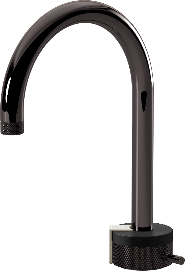 E-11502-R1MBK-L2SN-OX Однорычажный прогрессивный смеситель для раковины - излив 16см GRAFF MOD+