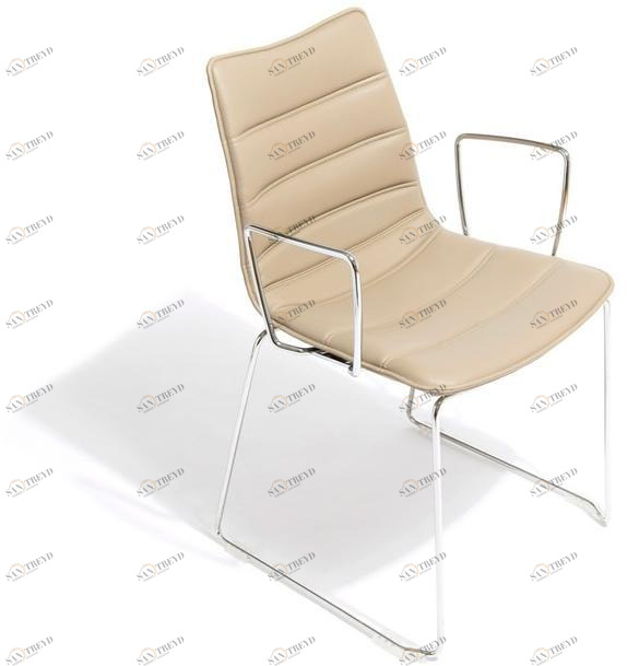 AP Factor Кожаное кресло с салазками и подлокотниками Nebraska sun-id-1470849